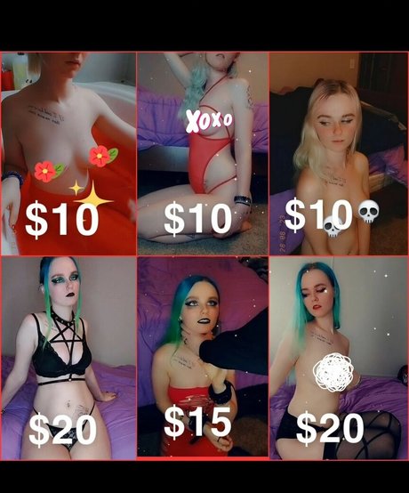 Naakte gelekte OnlyFans-foto van Jinxxybean