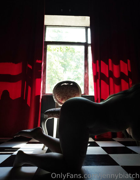 Naakte gelekte OnlyFans-foto van Jennybiatch
