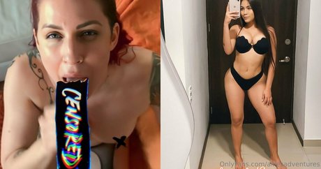 Naakte gelekte OnlyFans-foto van Alliesadventures