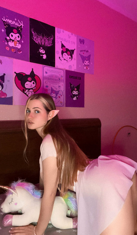 Naakte gelekte OnlyFans-foto van Melon Stacy