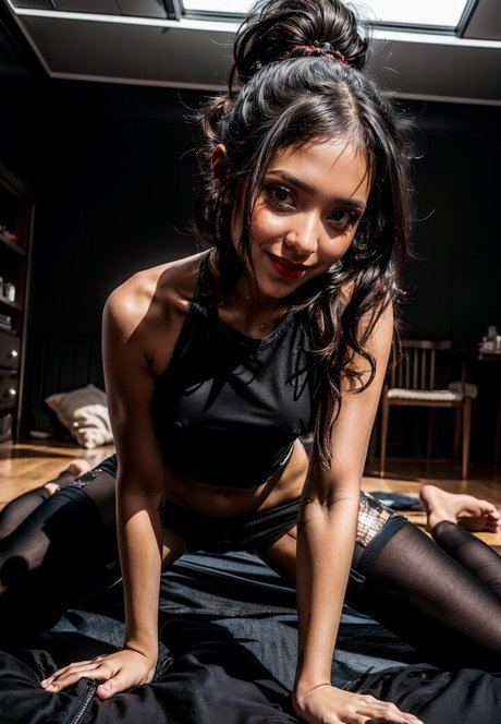 Naakte gelekte OnlyFans-foto van Mira Riad