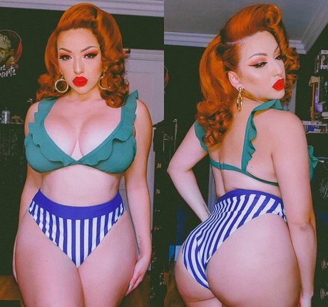 Naakte gelekte OnlyFans-foto van Pinupdollashleymarie
