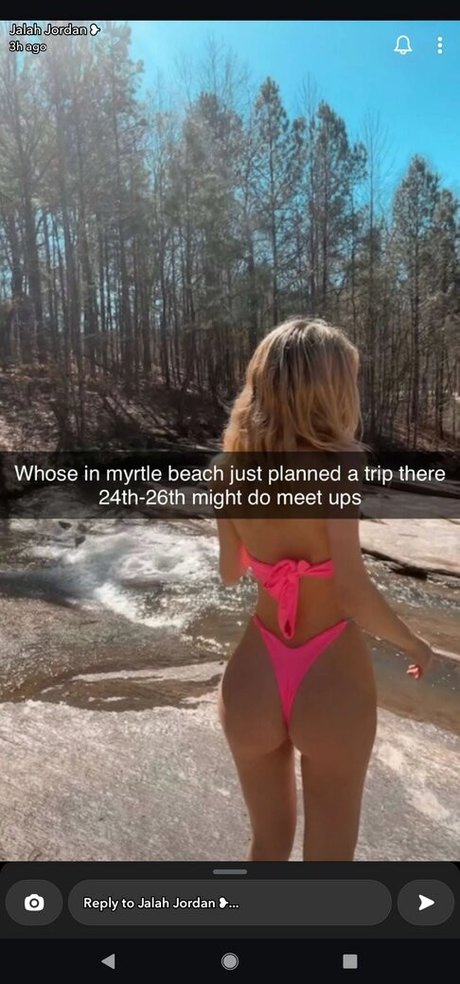 Naakte gelekte OnlyFans-foto van Jalah Jordan