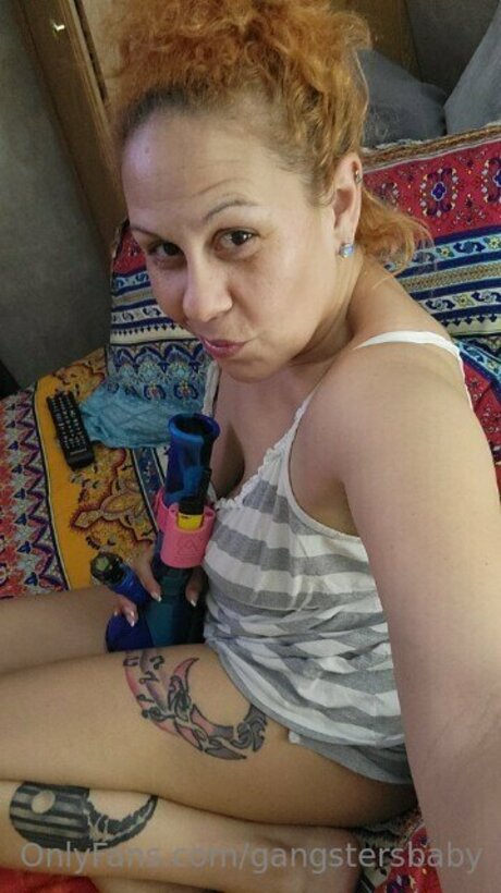 Naakte gelekte OnlyFans-foto van Gangstersbaby