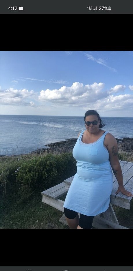 Naakte gelekte OnlyFans-foto van Curvybeauty