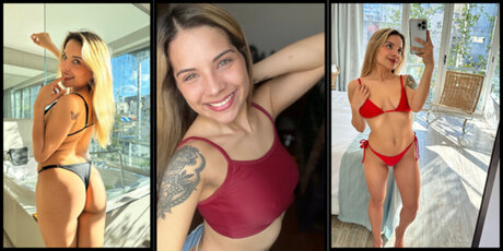 Naakte gelekte OnlyFans-foto van La