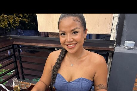 Naakte gelekte OnlyFans-foto van Clara