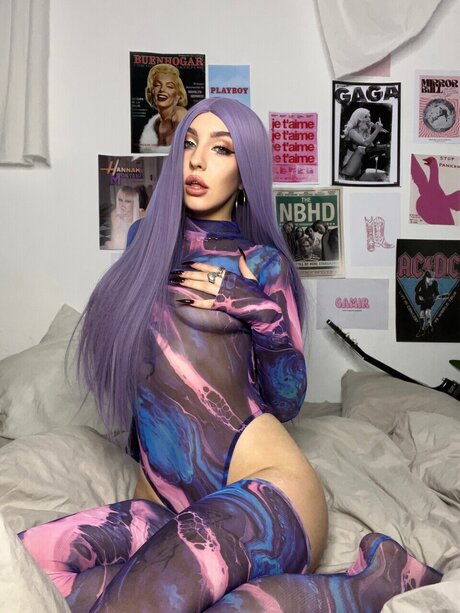 Naakte gelekte OnlyFans-foto van Vicky Dove
