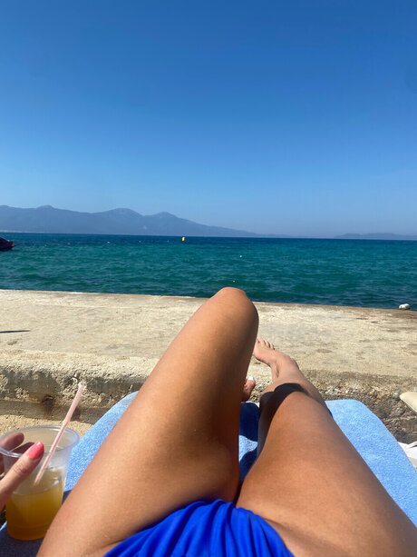 Naakte gelekte OnlyFans-foto van Footgoddess069