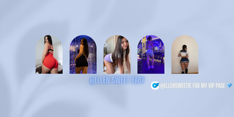 Naakte gelekte OnlyFans-foto van Ellen Sweet Baby