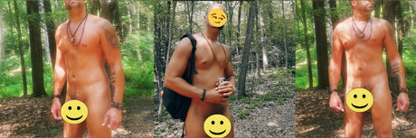 Naakte gelekte OnlyFans-foto van Nudist Joe