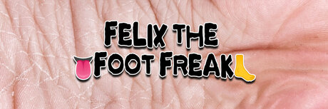 Naakte gelekte OnlyFans-foto van Felix The Foot Freak