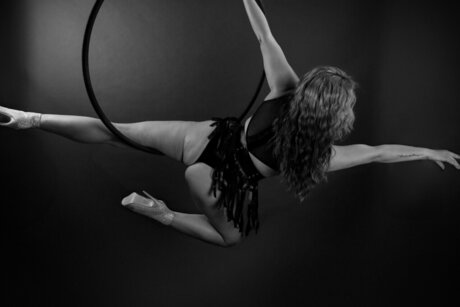 Naakte gelekte OnlyFans-foto van Stretch The Sky