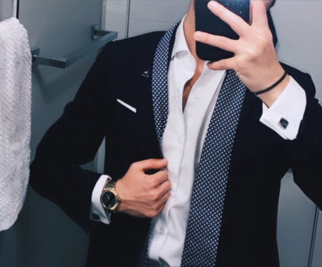 Naakte gelekte OnlyFans-foto van Xristian Grey