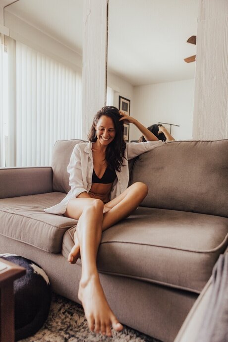 Naakte gelekte OnlyFans-foto van Ashley