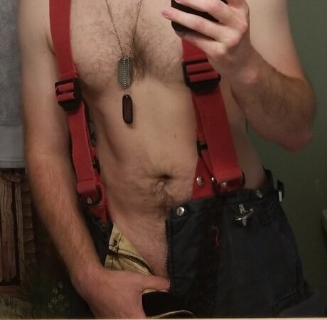 Naakte gelekte OnlyFans-foto van Glen