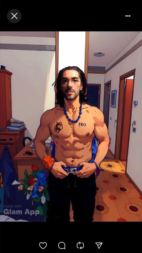 Naakte gelekte OnlyFans-foto van Drago Lestat The Vampire