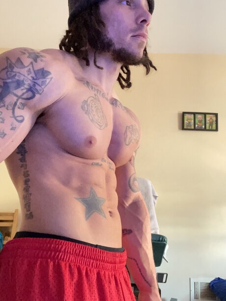 Naakte gelekte OnlyFans-foto van Lexwoods