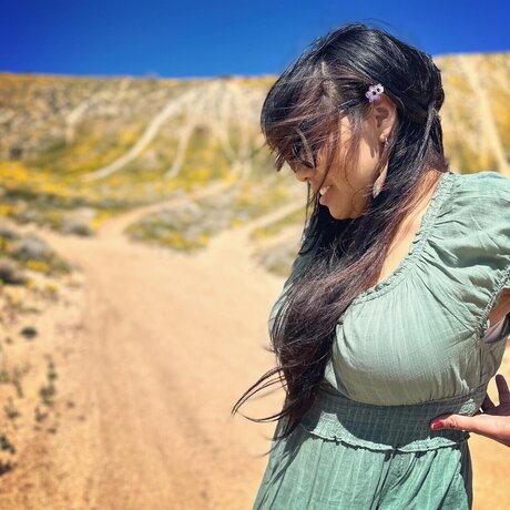 Naakte gelekte OnlyFans-foto van Thee Native Goddess