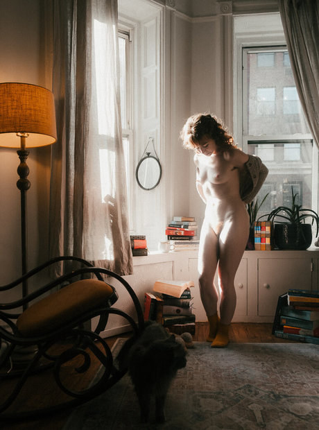 Naakte gelekte OnlyFans-foto van Liv Sage