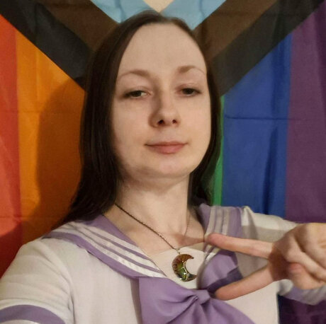 Naakte gelekte OnlyFans-foto van Luna Lovecock
