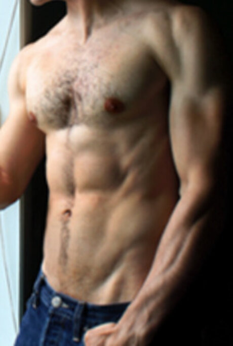 Naakte gelekte OnlyFans-foto van Castiel