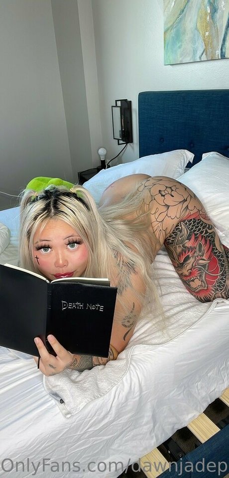 Naakte gelekte OnlyFans-foto van Dawnjadepoke