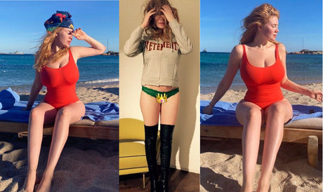 Naakte gelekte OnlyFans-foto van Palina Rojinski