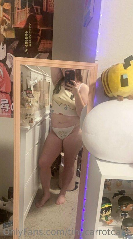 Naakte gelekte OnlyFans-foto van Tinycarrotcake