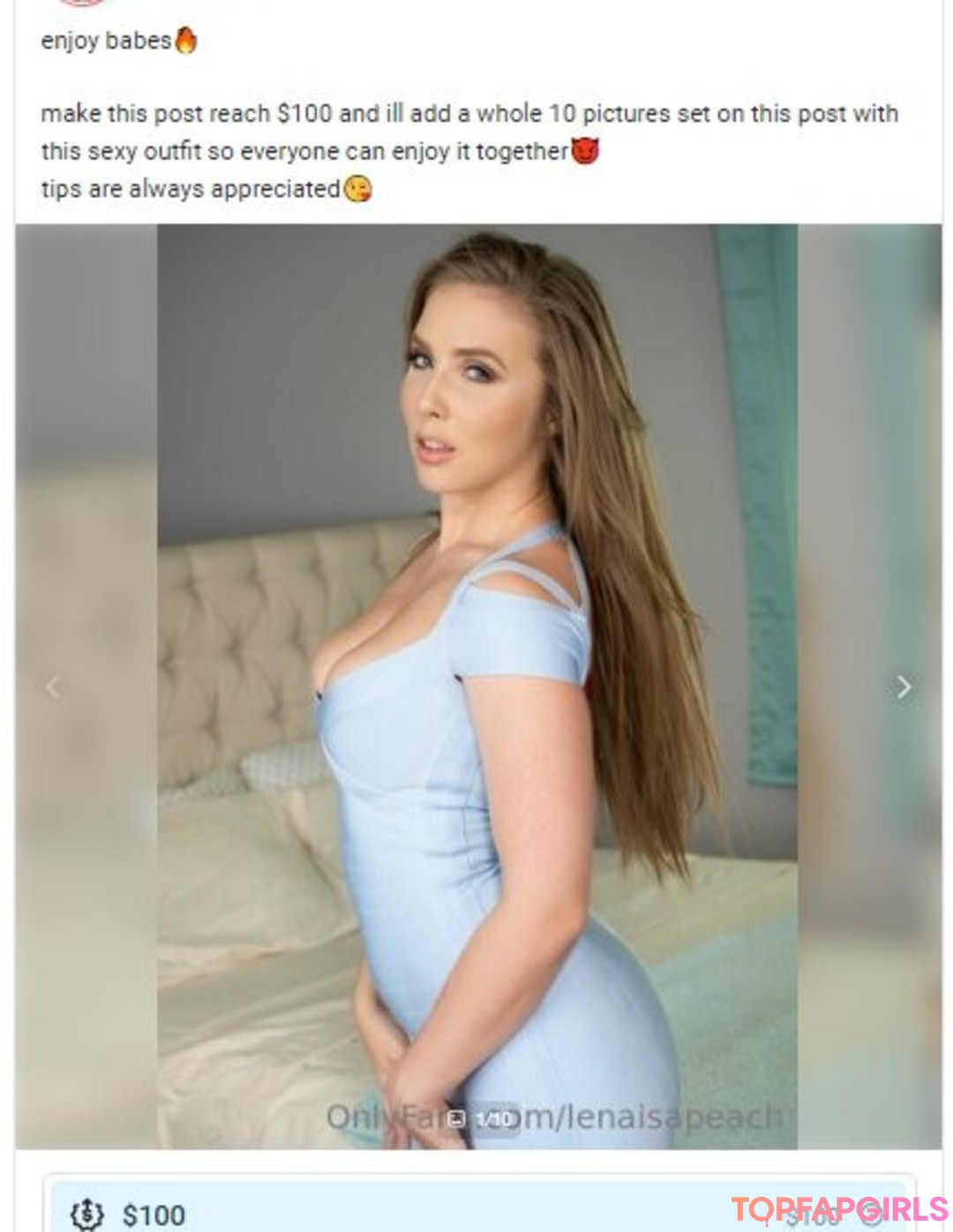 Naakte gelekte OnlyFans-foto van Lena Paul #1417