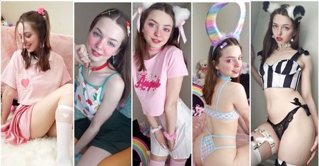 Naakte gelekte OnlyFans-foto van Clairebearrawr