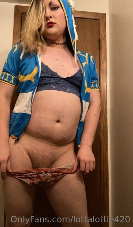 Naakte gelekte OnlyFans-foto van Lottalottie420