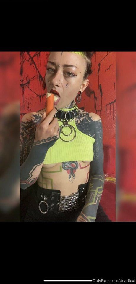 Naakte gelekte OnlyFans-foto van Deadlexi
