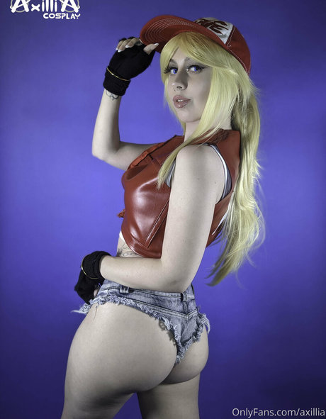 Naakte gelekte OnlyFans-foto van Axillia