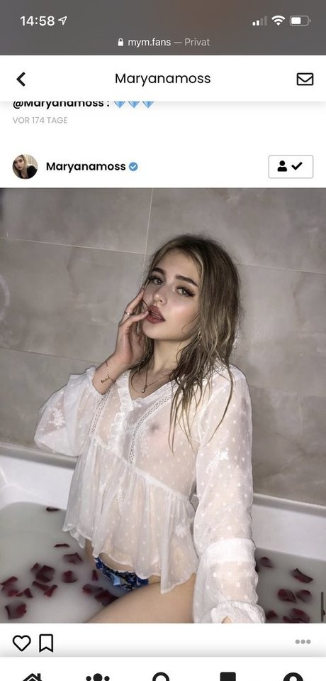 Naakte gelekte OnlyFans-foto van Maryana Moss