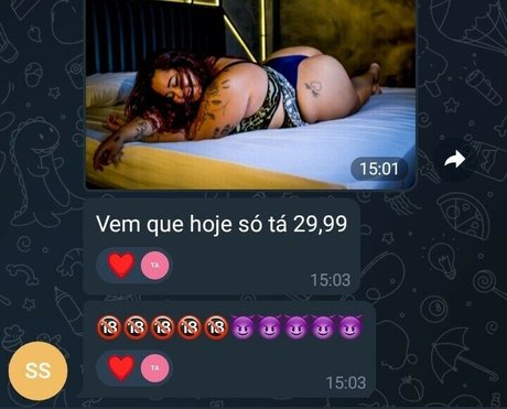Naakte gelekte OnlyFans-foto van Sthefanny Santos