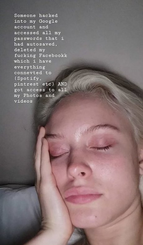 Naakte gelekte OnlyFans-foto van Zara Larsson