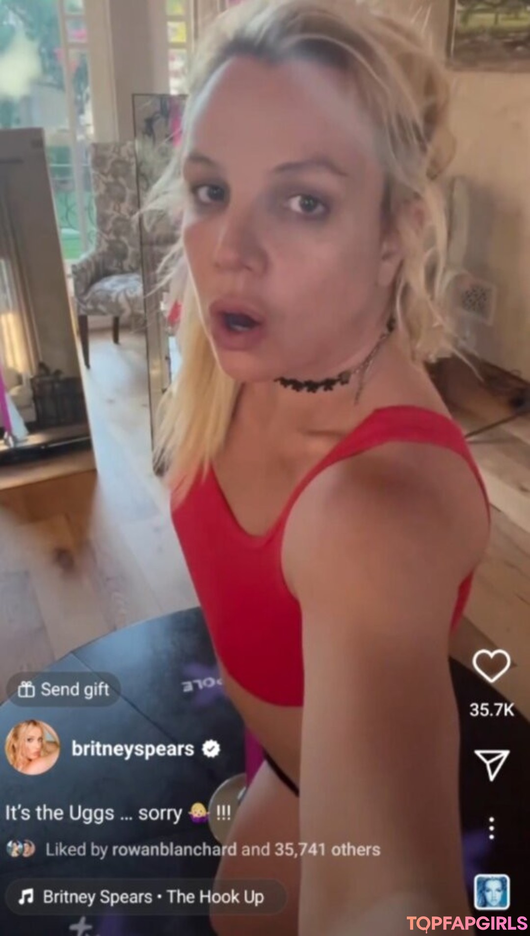 Naakte gelekte OnlyFans-foto van Britney Spears #1527