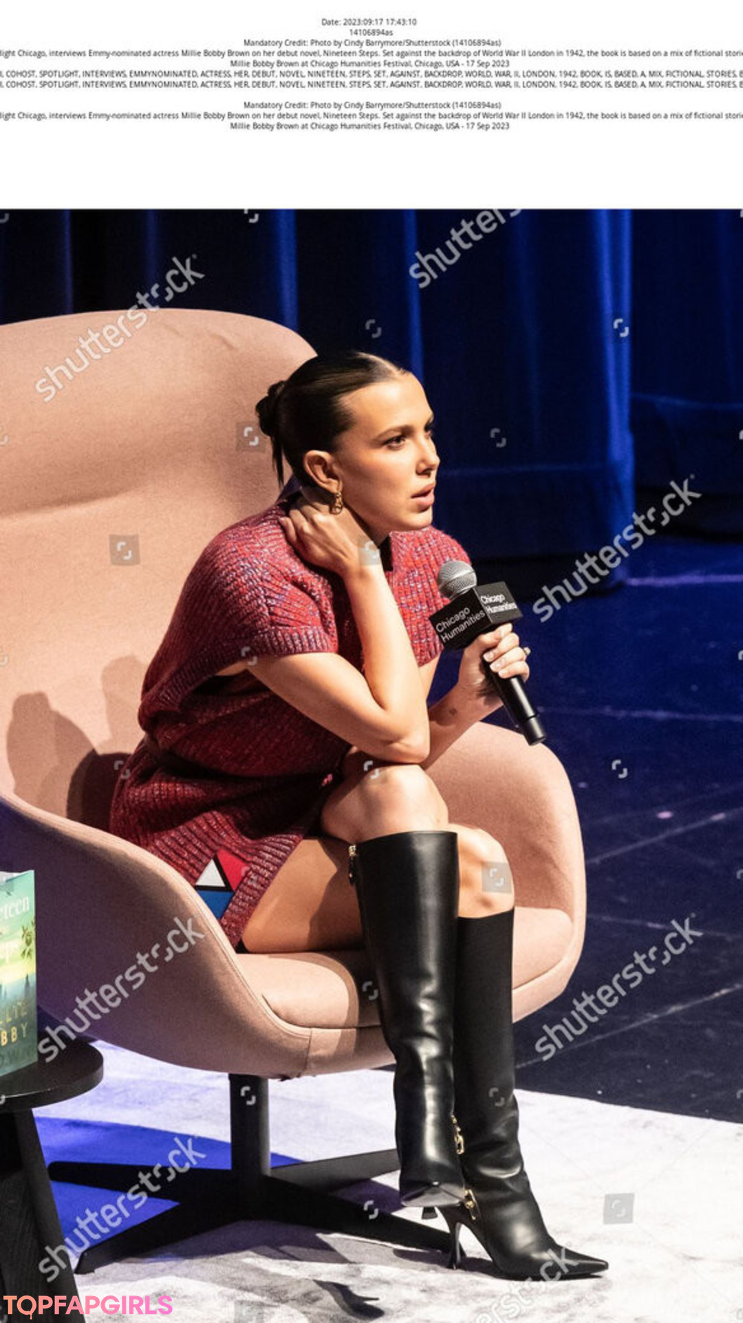 Naakte gelekte OnlyFans-foto van Millie Bobby Brown #1471
