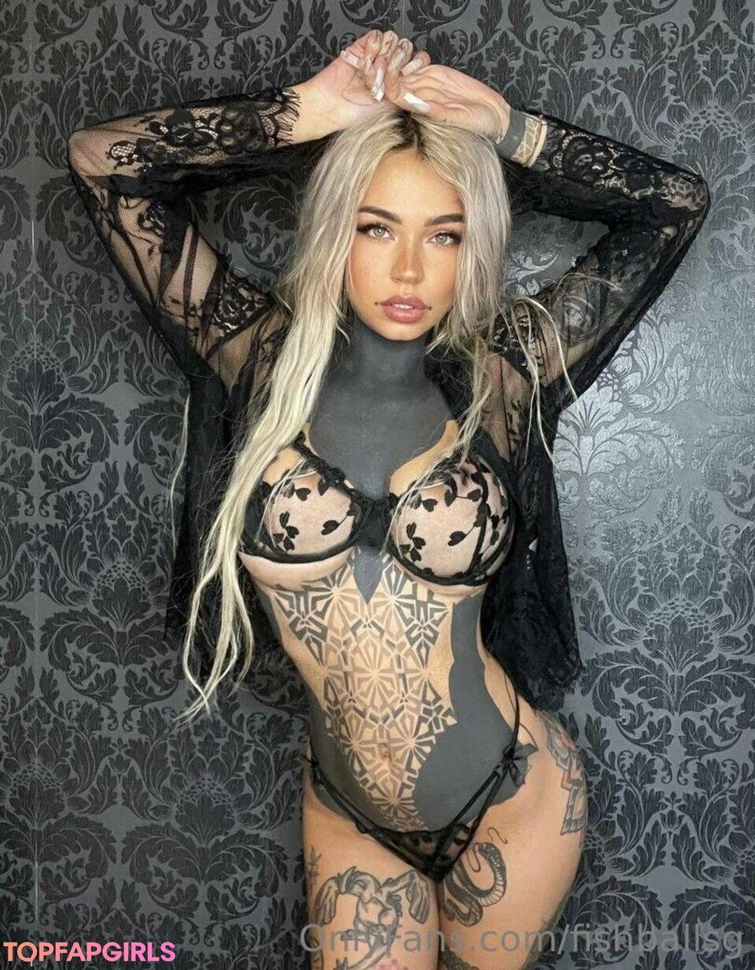 Naakte gelekte OnlyFans-foto van Fishball Suicide #1901