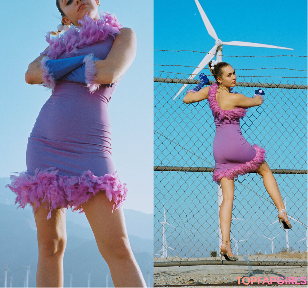 Naakte gelekte OnlyFans-foto van Miley Cyrus #1614