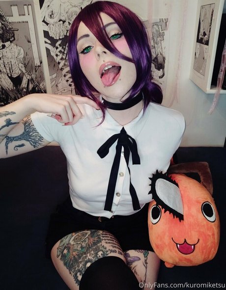 Naakte gelekte OnlyFans-foto van Kuromiketsu
