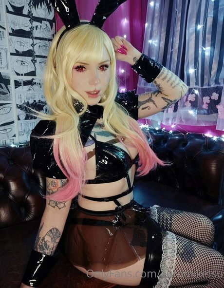 Naakte gelekte OnlyFans-foto van Kuromiketsu