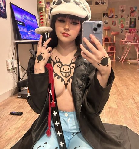 Naakte gelekte OnlyFans-foto van Numetal Cowgirl