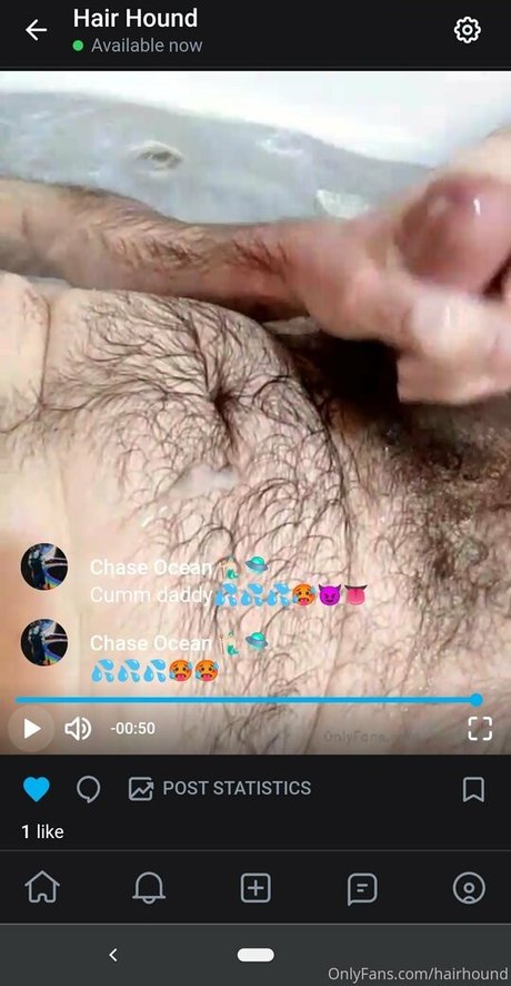 Naakte gelekte OnlyFans-foto van Hairhound