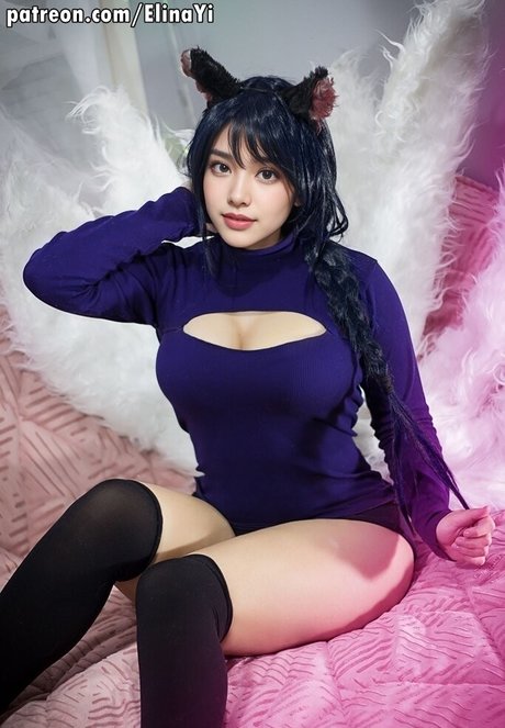 Naakte gelekte OnlyFans-foto van Elina Yi