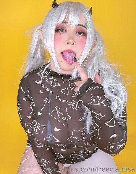 Naakte gelekte OnlyFans-foto van Freeclautisa