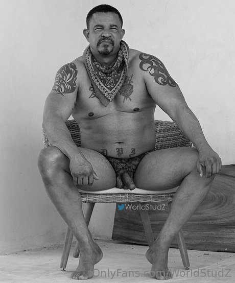 Naakte gelekte OnlyFans-foto van Worldstudz