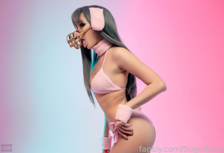 Naakte gelekte OnlyFans-foto van Sugoi Kate