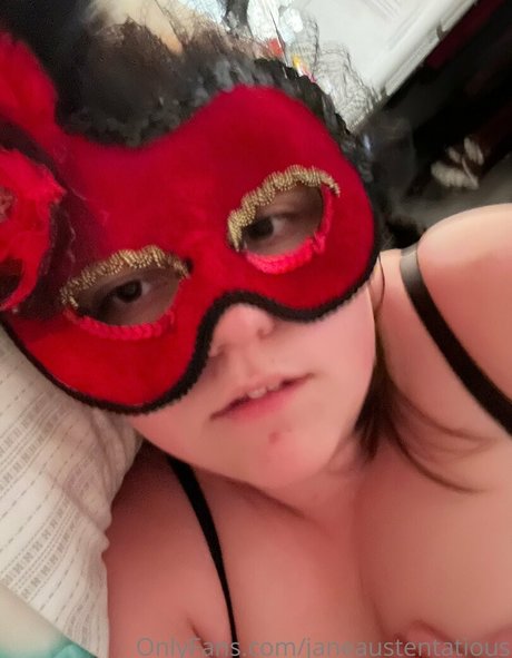 Naakte gelekte OnlyFans-foto van Janeaustentatious